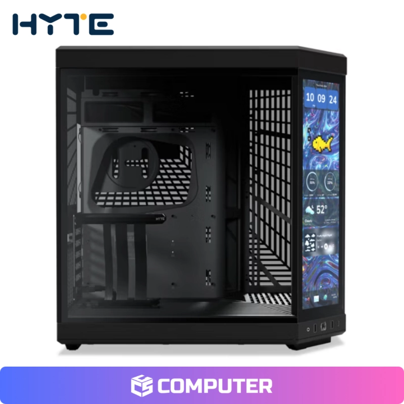 CASE GAMER MT HYTE Y70TTI-BB TOUCH INFINIITY PITCH BLACK 14.9