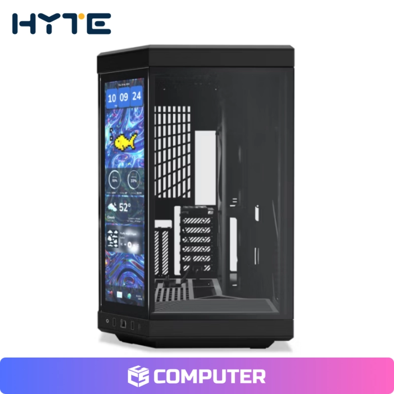 CASE GAMER MT HYTE Y70TTI-BB TOUCH INFINIITY PITCH BLACK 14.9