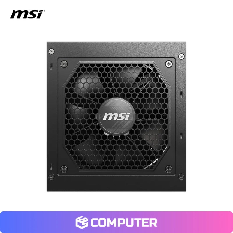 FUENTE DE PODER MSI MAG A850GL 850W PCIE5 80PLUS GOLD ATX MODULAR