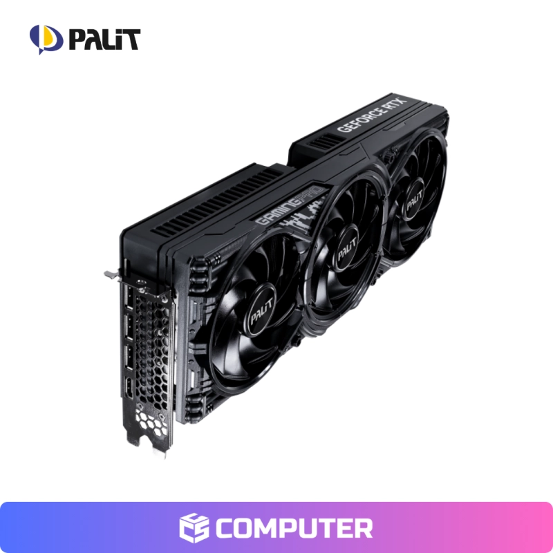 TARJETA DE VIDEO PALIT NVIDIA RTX 5080 GAMINGPRO OC 16GB GDDR7 HDMI DP ARGB SOLO PC