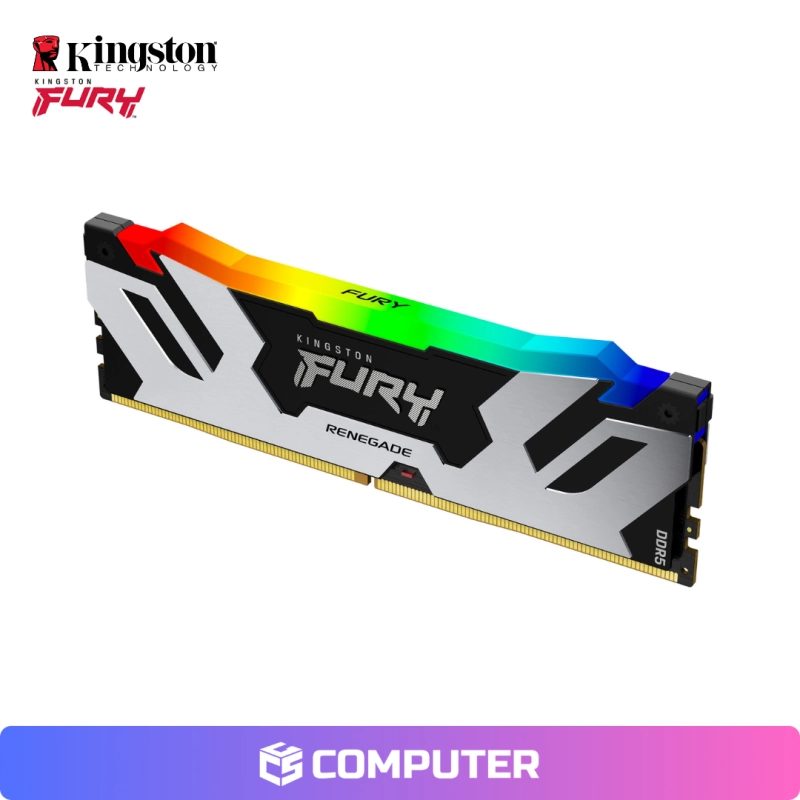 MEMORIA RAM KINGSTON FURY RENEGADE 32GB DDR5 6400MHZ RGB CL32 WHITE