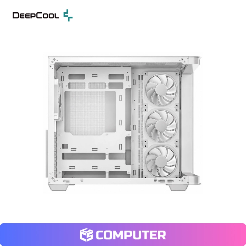 CASE GAMER DEEPCOOL CG530U 4FAN ARGB/WHITE
