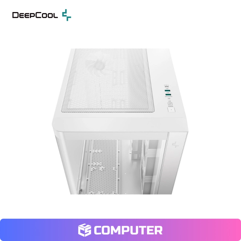 CASE GAMER DEEPCOOL CG530U 4FAN ARGB/WHITE