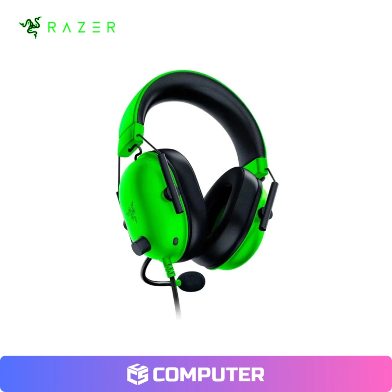 AURICULAR RAZER BLACKSHARK V2 X MULTI-PLATFORM/50MM 7.1/GREEN