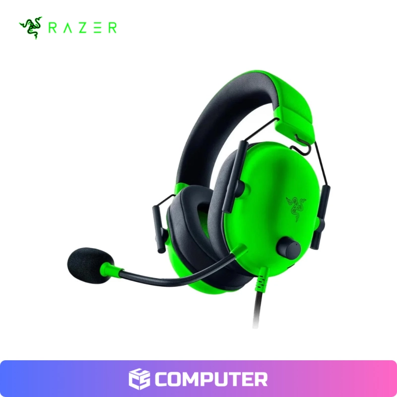 AURICULAR RAZER BLACKSHARK V2 X MULTI-PLATFORM/50MM 7.1/GREEN