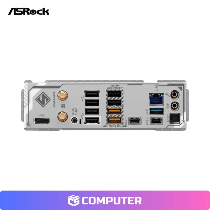 PLACA MADRE ASROCK X870 STEEL LEGEND WIFI7 DR5 WH