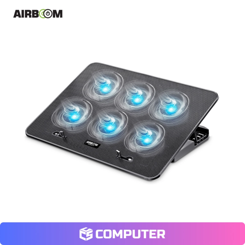 COOLER DE LAPTOP AIRBOOM ICEBERG 6 AB013 6FAN