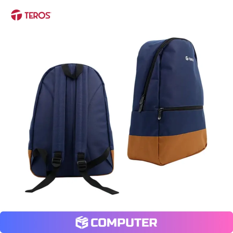 MOCHILA PARA NOTEBOOK TEROS 15.6 AZUL/MARRON
