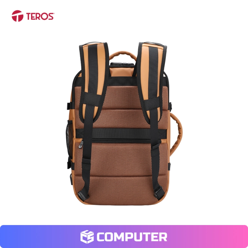 MOCHILA PARA NOTEBOOK TEROS 15.6 CON CLAVE MARRON