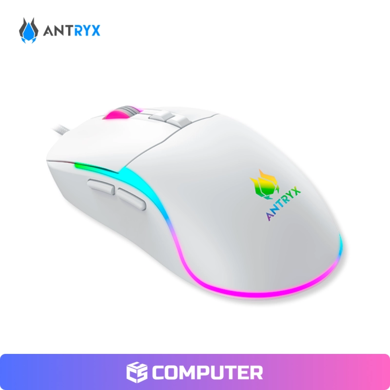 MOUSE ANTRYX M760 RGB DPI 12800 WHITE