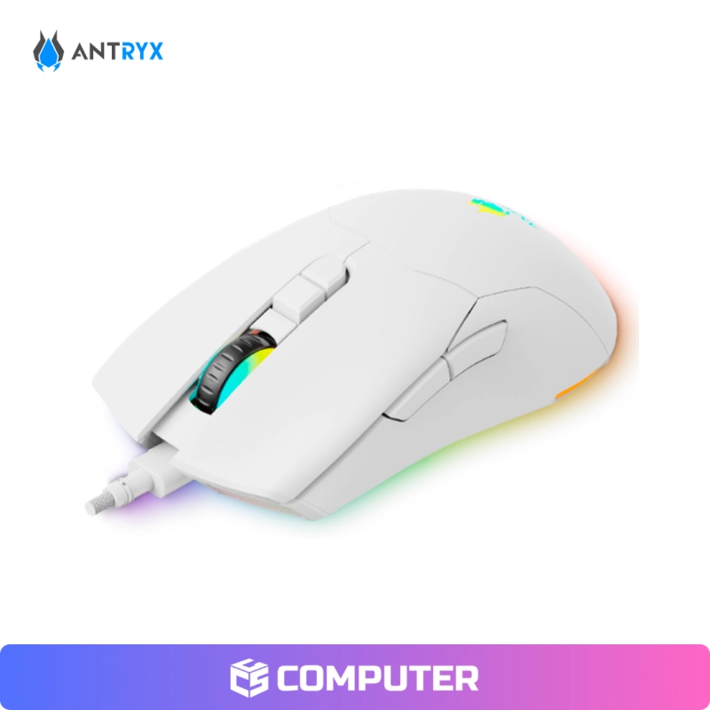 KIT GAMING AUDIFONO + TECLADO + MOUSE ANTRYX GC-3100 X3 WHITE, RED SWITCH