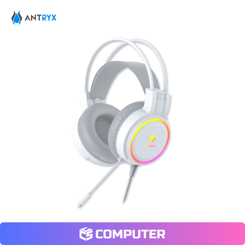 KIT GAMING AUDIFONO + TECLADO + MOUSE ANTRYX GC-3100 X3 WHITE, RED SWITCH