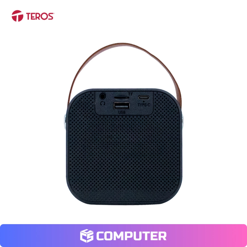 PARLANTE TEROS KARAOKE TE-6013N /BT 5.4/ 10W/ 1800MAH/ USB/ LUCES RGB