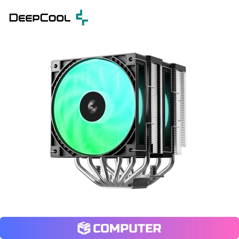 REFRIGERACION AIRE  DEEPCOOL AG620 ARGB G2 AMD/INTEL BLACK