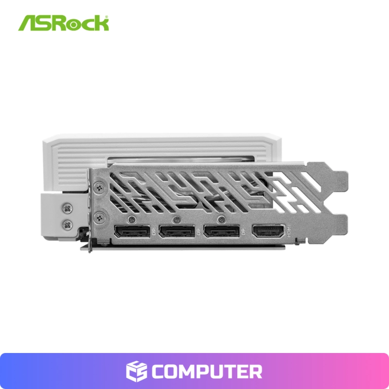 TARJETA DE VIDEO ASROCK STEEL LEGEND RADEON RX 9070 XT WHITE 16GB GDDR6 256BITS