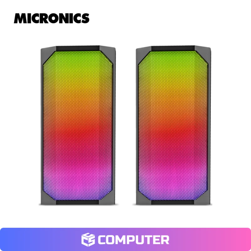 PARLANTE MICRONICS LUXOR XP MIC S305 UXP RGB USB BLACK