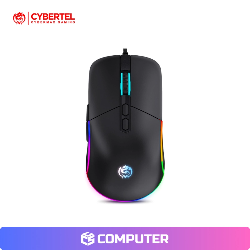 KIT GAMING CYBERTEL STRIKER 3 EN 1 GT1802R TECLADO/MOUSE/PADMOUSE BLACK BLUE SWI