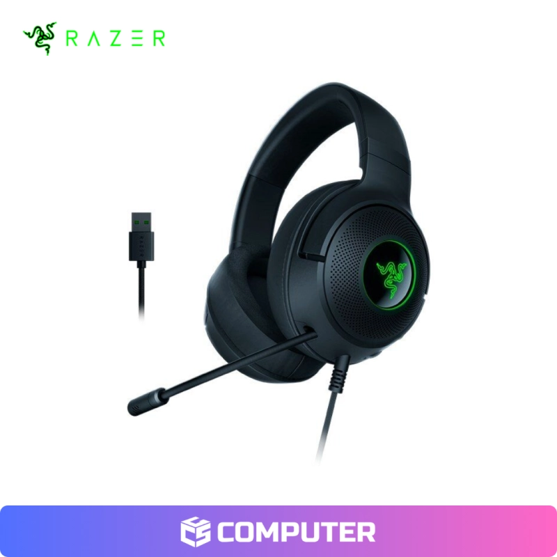 AUDIFONO RAZER KRAKEN V3 X CHROMA RGB USB BLACK