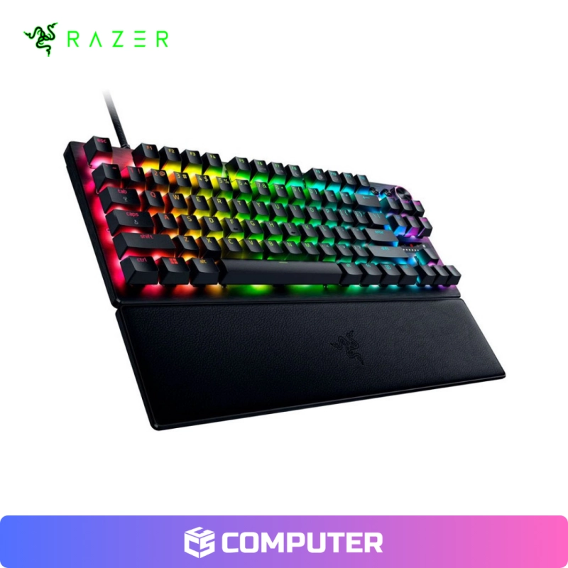 TECLADO RAZER HUNTSMAN V3 PRO TENKEYLESS CHROMA RGB/ USB BLACK