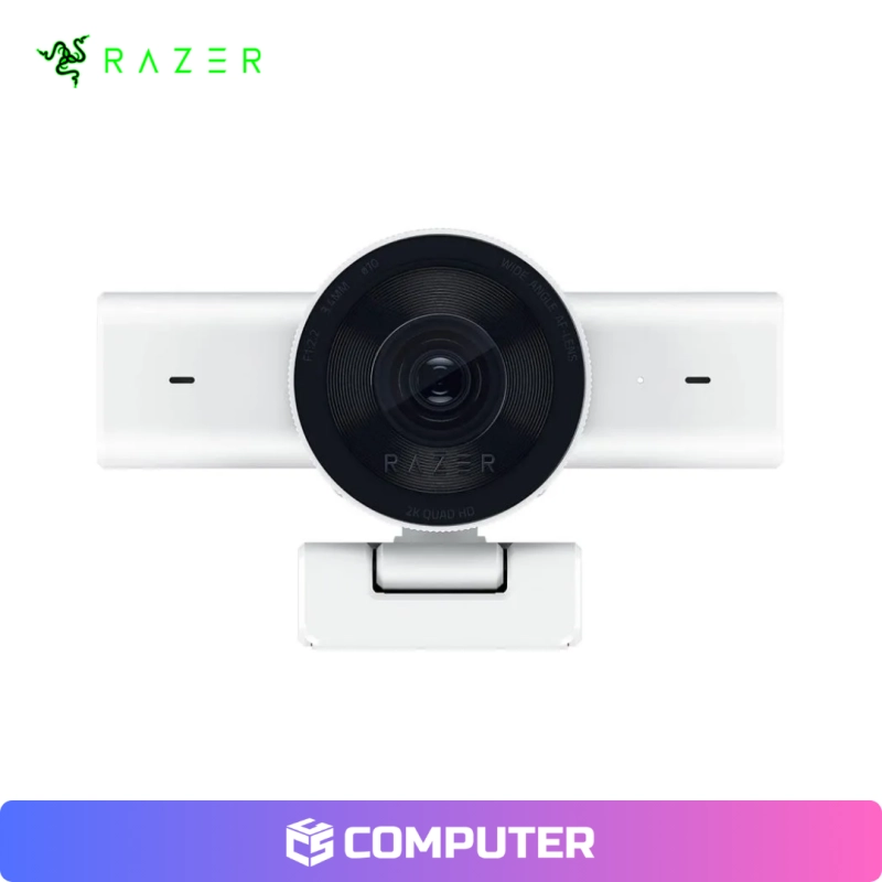 CAMARA WEB RAZER KIYO V2 X 2K 1440P/ 60FPS STREAMING USB WHITE