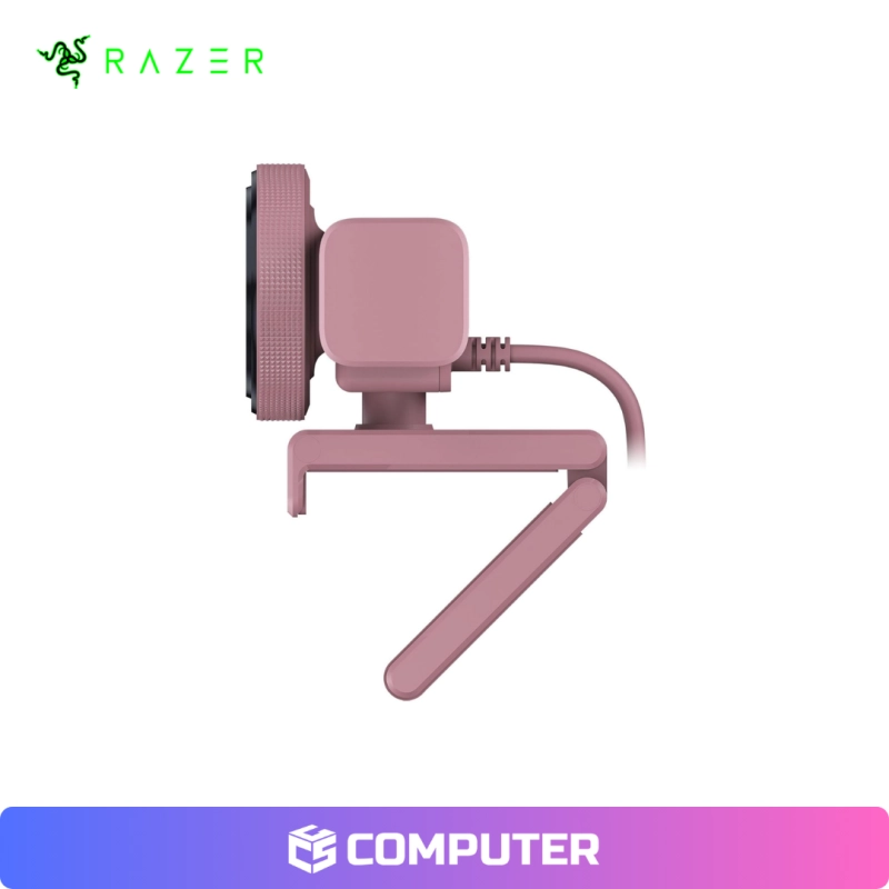 CAMARA WEB RAZER KIYO V2 X 2K 1440P/ 60FPS STREAMING USB ROSA QUARTZ