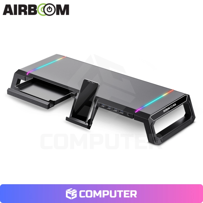 BASE PARA MONITOR AIRBOOM AB089 RGB USB
