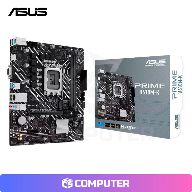 PLACA MADRE ASUS PRIME H610M-K DDR5/LGA 1700
