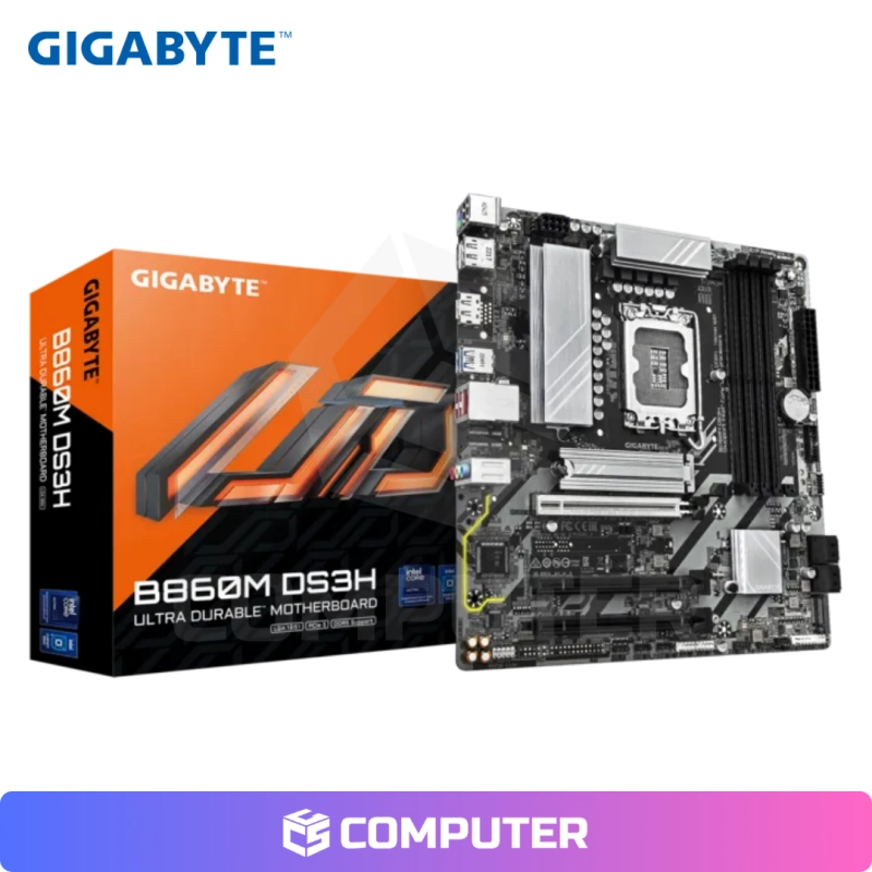 PLACA MADRE GIGABYTE B860M DS3H DDR5 /LGA 1851