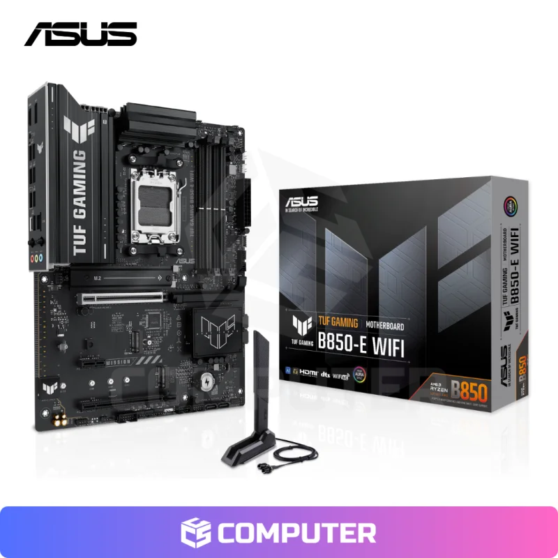 PLACA MADRE ASUS TUF GAMING B850-E WIFI DDR5/AM5