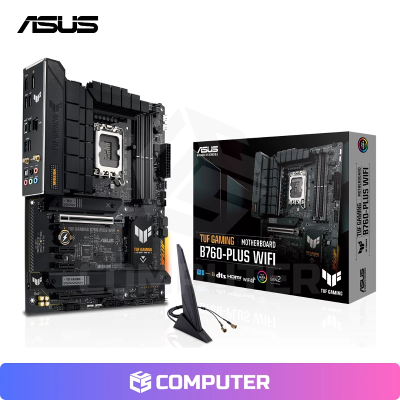 PLACA MADRE ASUS TUF GAMING B760 PLUS WIFI  DDR5/LGA1700