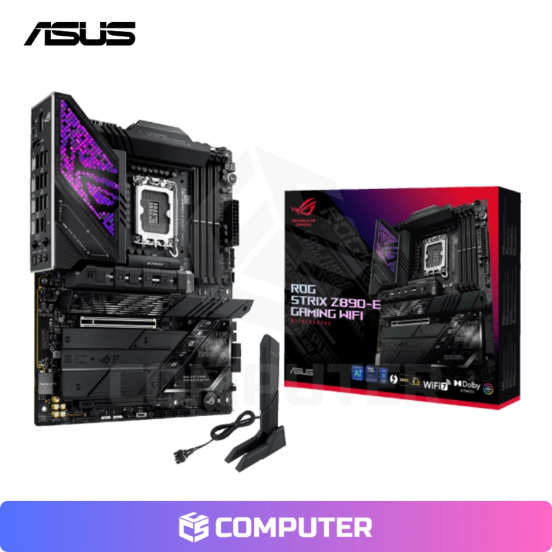 PLACA MADRE ASUS ROG STRIX Z890-E GAMING WIFI ATX DDR5/LGA1851