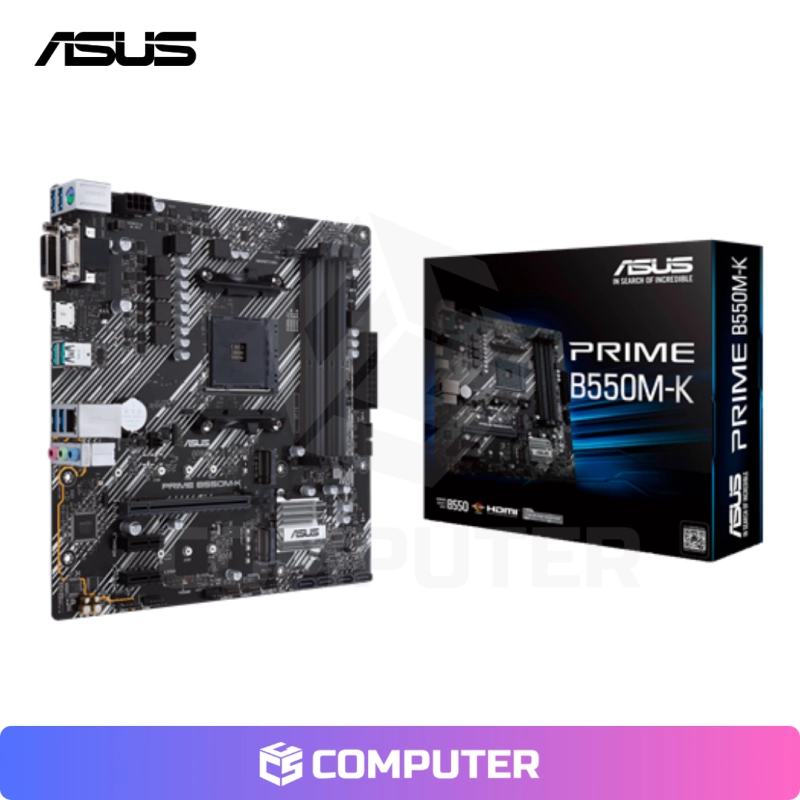 PLACA MADRE ASUS PRIME B550M-K AMD DDR4/AM4