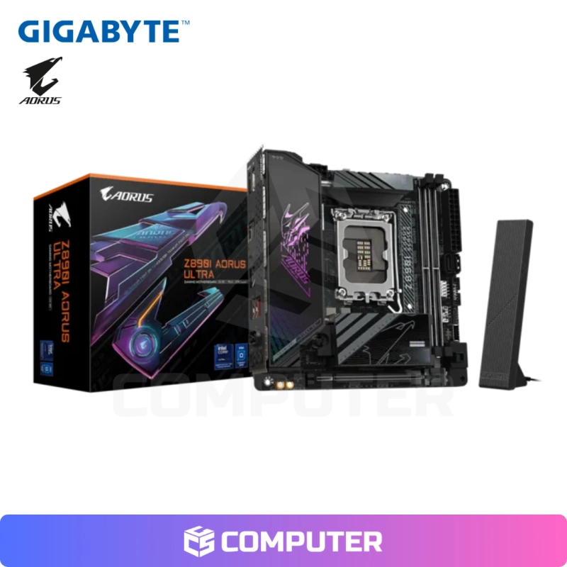 PLACA MADRE GIGABYTE AORUS ULTRA Z890I ITX/DDR5/LGA1851