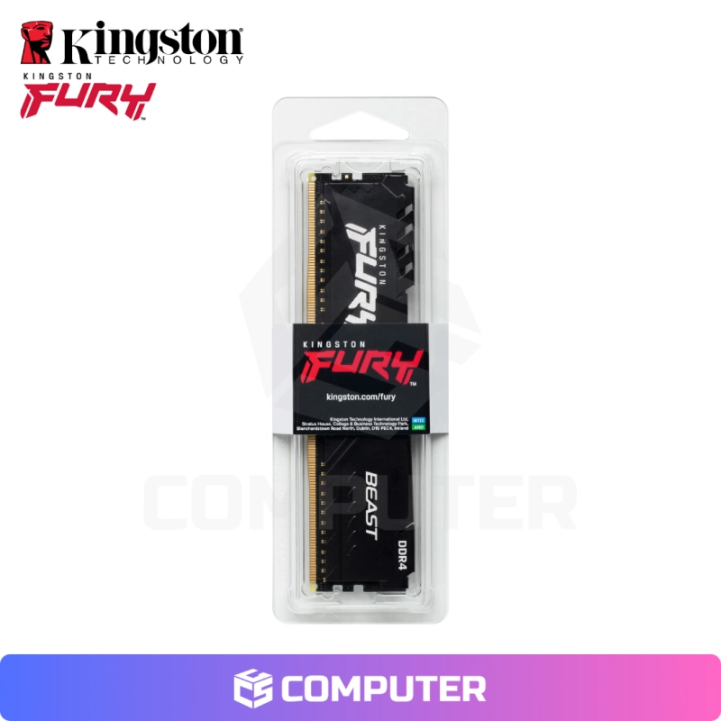 MEMORIA RAM KINGSTON FURY BEAST 16GB 2666MHZ DDR4 BLACK