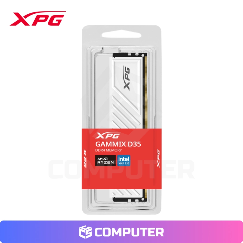 MEMORIA RAM XPG D35 16GB 3200MHZ GAMMIX WHITE