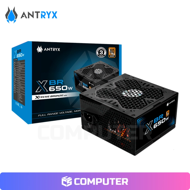 FUENTE DE PODER ANTRYX 650W XBR-650 80 PLUS BRONZE