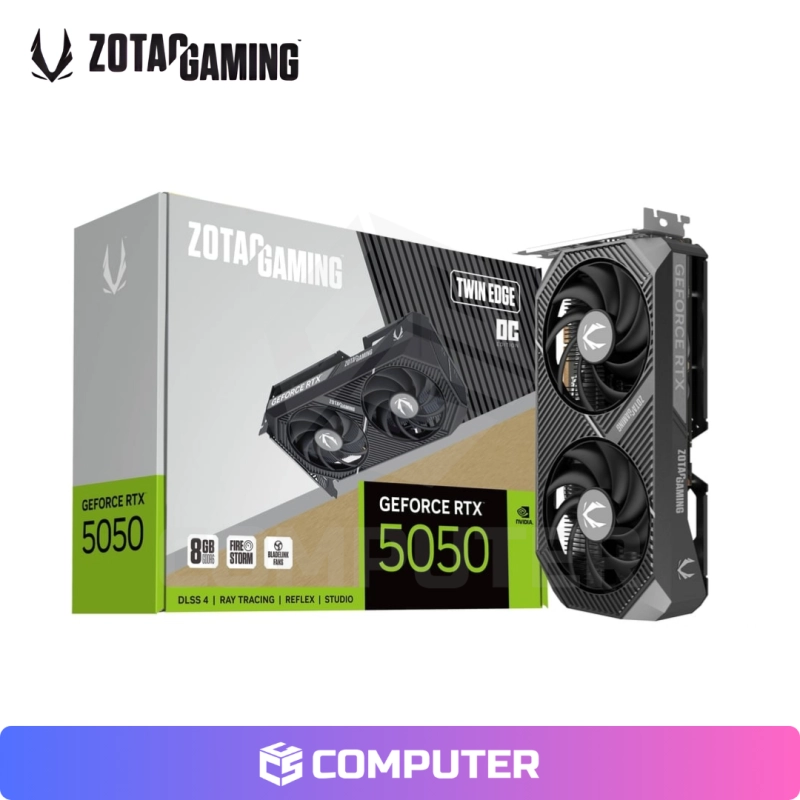 TARJETA DE VIDEO ZOTAC GAMING GEFORCE RTX 5050 TWIN EDGE OC