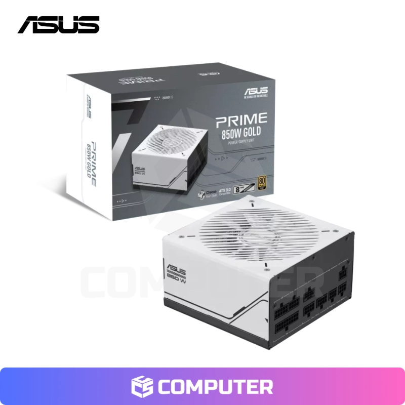 FUENTE DE PODER ASUS PRIME AP-850G 80 PLUS GOLD FULL MODULAR 850W