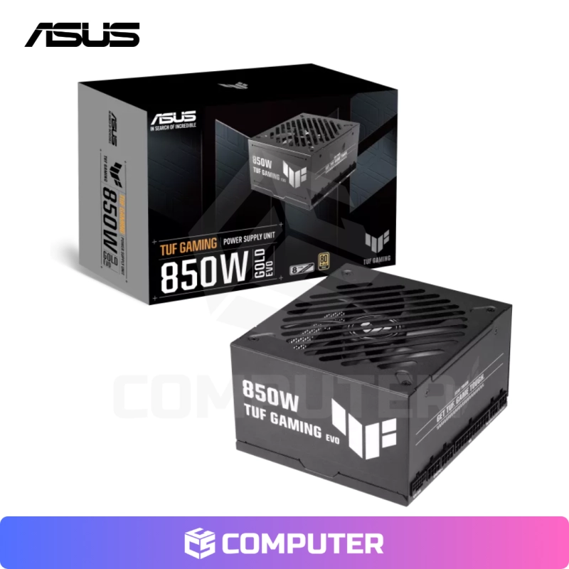 FUENTE DE PODER ASUS TUF GAMING 850G-EVO 850W 80 PLUS GOLD FULL MODULAR