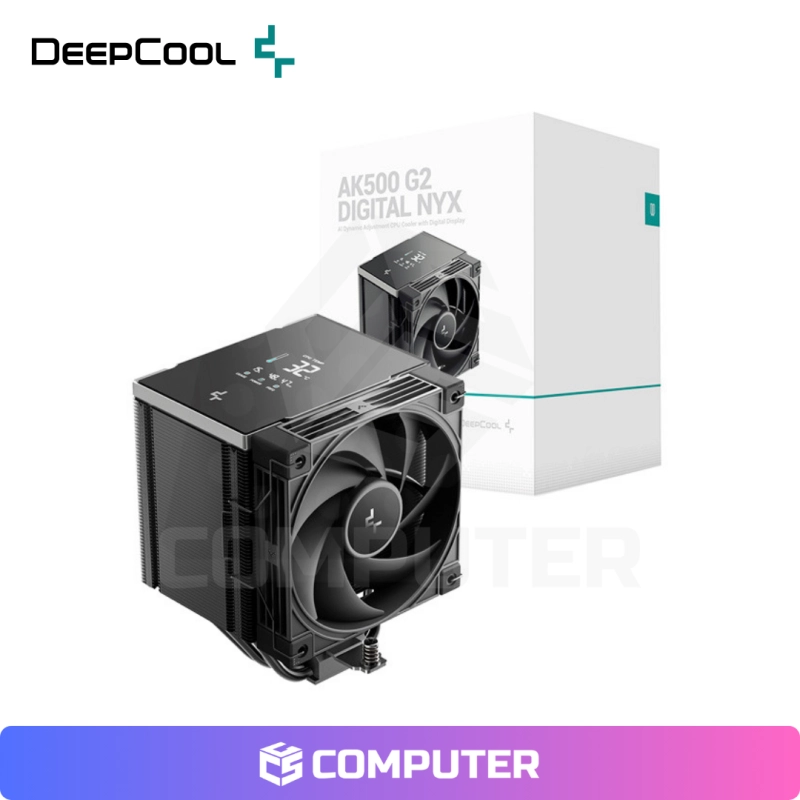 REFRIGERACION AIRE  DEEPCOOL AK500 G2 DIGITAL NYX AMD/INTEL NEGRO