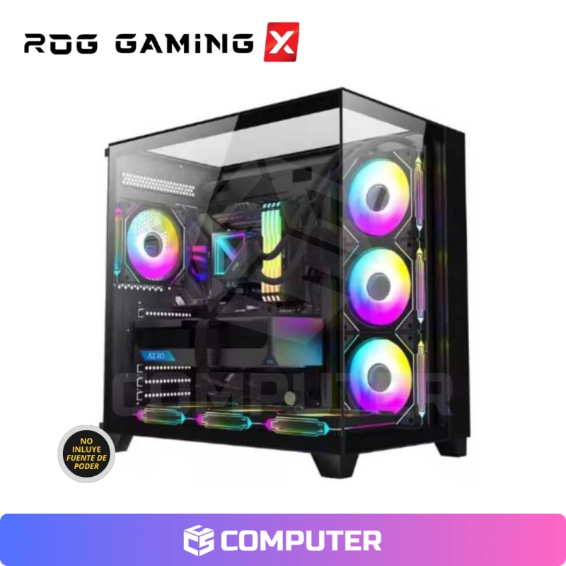 CASE ROGX (AEREO) PROMAX NEGRO 7 FAN ARGB