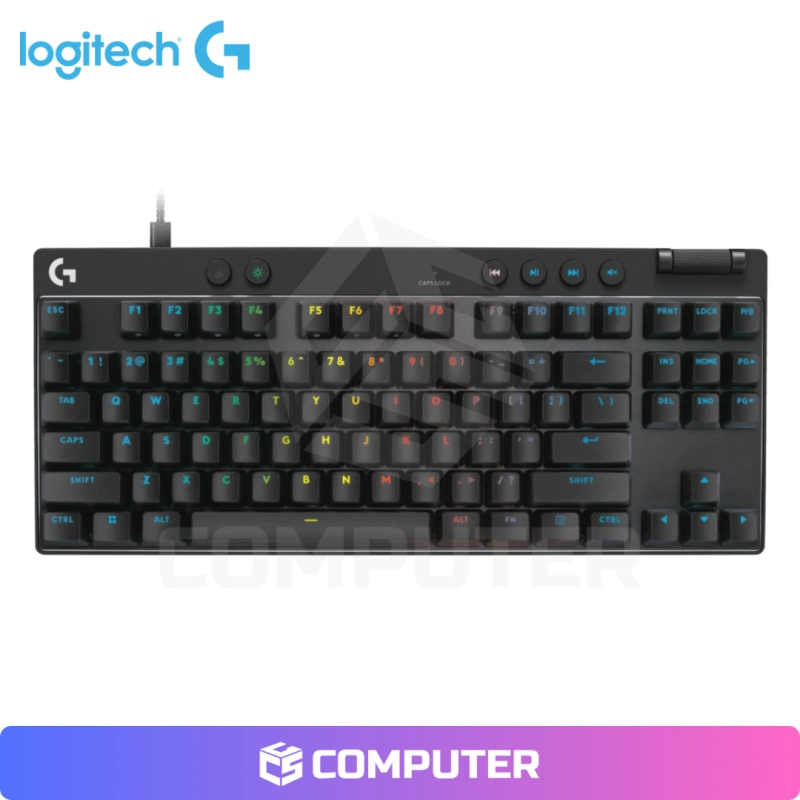 TECLADO MECANICO Logitech PRO X TKL RAPID ANALOGO / WIRED USB-C / LIGHTSYNC RGB