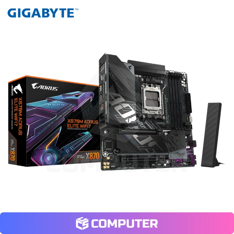 MOTHERBOARD GIGABYTE X870M A ELITE WF7 1.0  DDR5/AM5