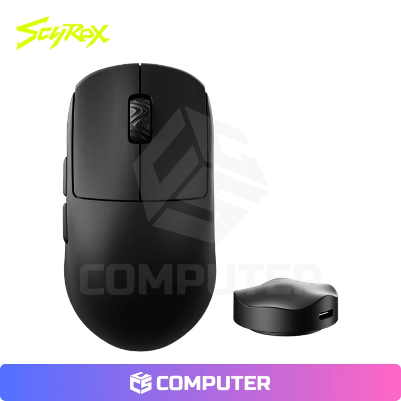 MOUSE GAMER SCYROX V8 NEGRO 8K/30K DPI/36GR/PAW3950