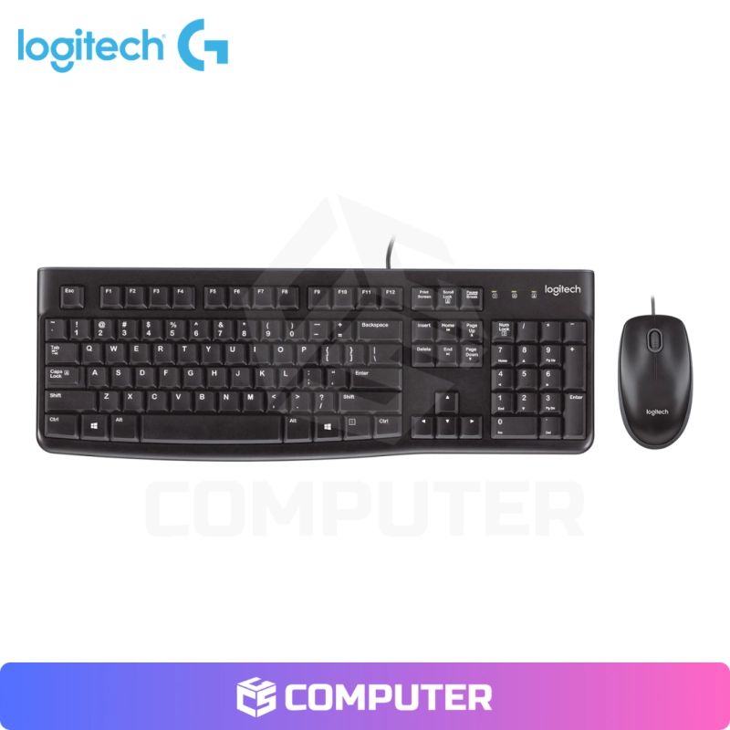 KIT TECLADO + MOUSE LOGITECH MK120 USB