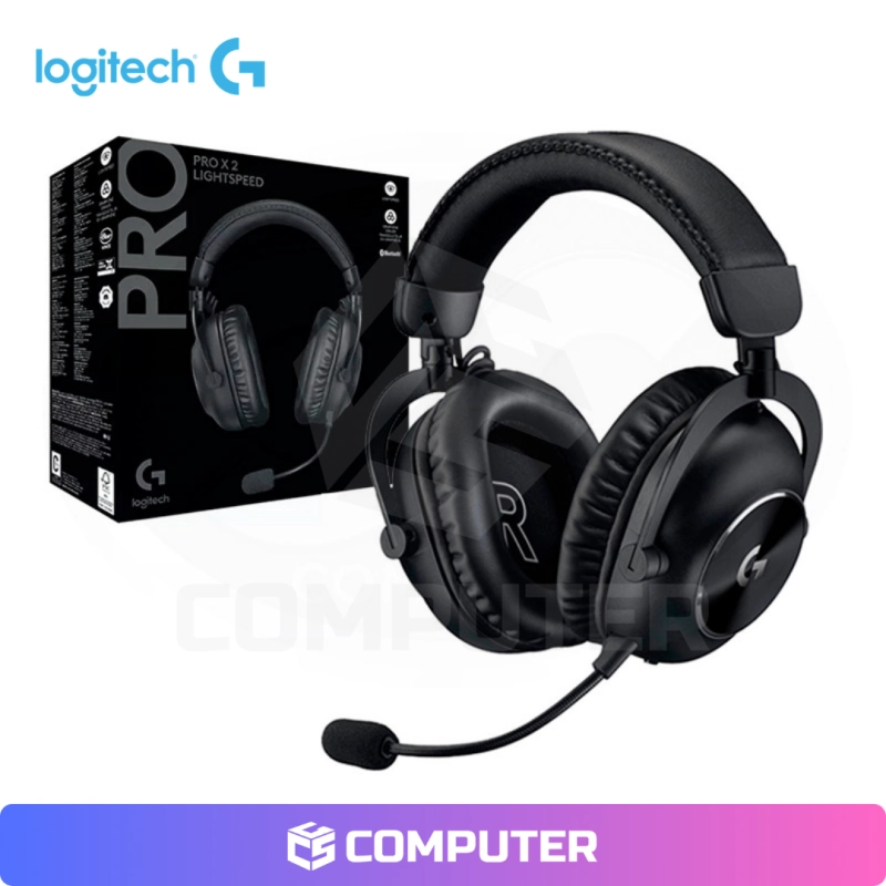 AUDIFONO GAMER CN MICROFONO  LOGITECH G PRO X2 LIGHTSPEED WIRELESS/BT/3.5 MM NEGRO