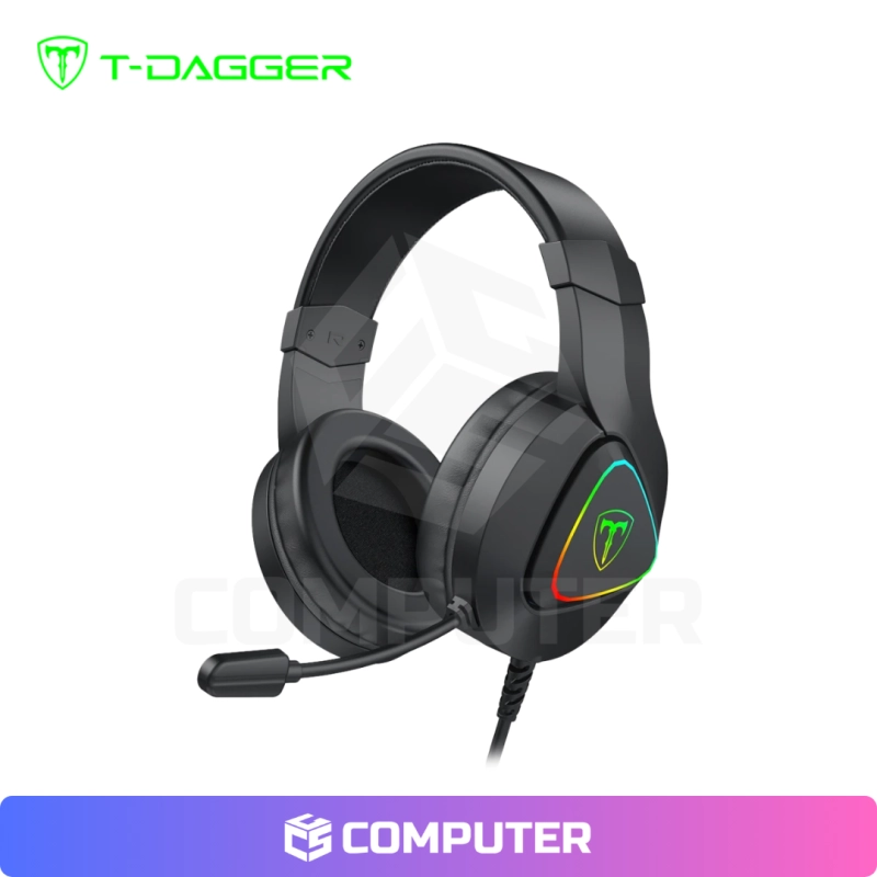 AUDIFONO T-DAGGER AXLS T-RGH306 USB 7.1 RGB NEGRO