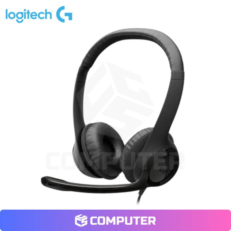 AUDIFONO CN MICROF LOGITECH H390 USB NOISE CANCELLING BLACK