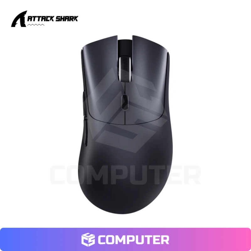 MOUSE GAMER ATTACK SHARK R1 18K DPI BLACK