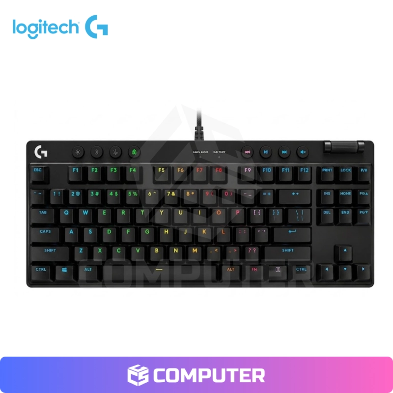 TECLADO MECANICO LOGITECH PRO X TKL LIGHTSPEED USB BLACK